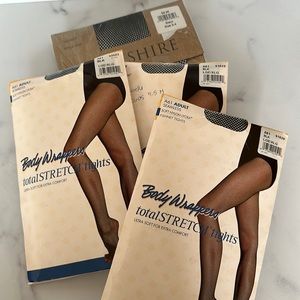 Black Fishnet Tight Bundle - 4 pairs - L/XL